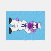 Couverture Polaire Un marin de la marine Pachycephalosaurus Dinosaur. (Devant (Horizontal))