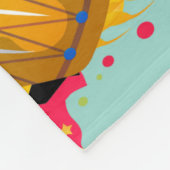 Couverture Polaire Un mélange musical Abstrait (Coin)