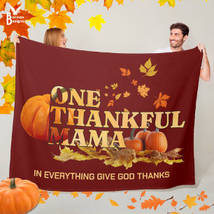 Couverture Polaire UN MERVEILLEUX MAMA MOM Thanksgiving