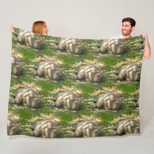 Couverture Polaire Un mignon rêve de Capybara dans le soleil d'été (En situation)