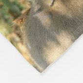 Couverture Polaire Un mignon rêve de Capybara dans le soleil d'été (Coin)
