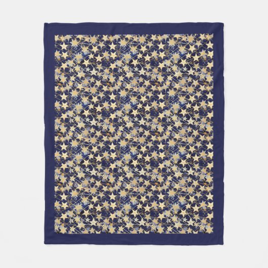 Couverture Polaire Un Million D'Étoiles Blanche En Toison (Devant)