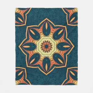 Couverture Polaire Un motif sans couture ethnique avec mandala. illus