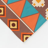 Couverture Polaire Un motif sans couture ethnique tribale coloré. (Coin)