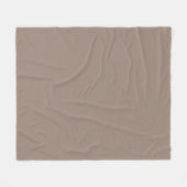 Couverture Polaire un mur marron avec une horloge (Devant (Horizontal))