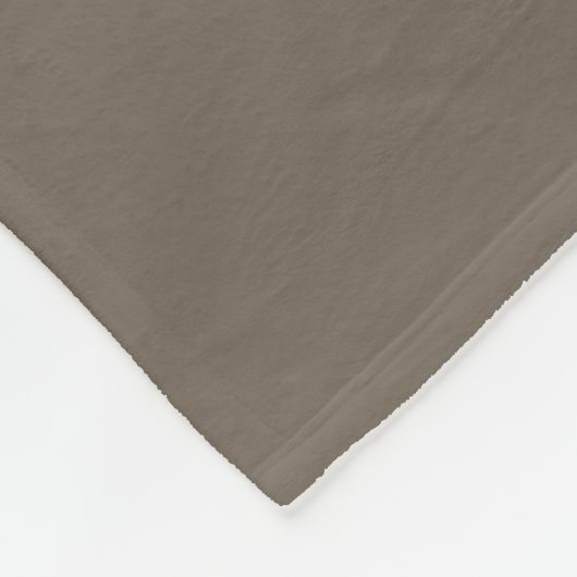 Couverture Polaire un mur marron avec une horloge noire et blanche (Coin)