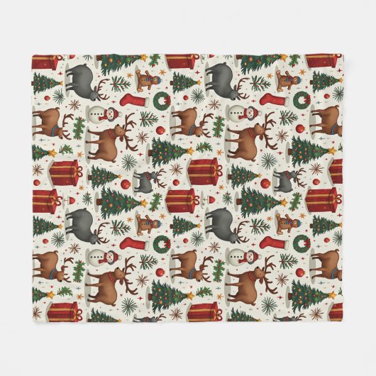 Couverture Polaire un Noël cosy (Devant (Horizontal))