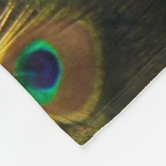 Couverture Polaire Un paon caché (Coin)