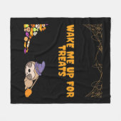 Couverture Polaire Un parfum dormant prêt pour les friandises d'Hallo (Devant (Horizontal))