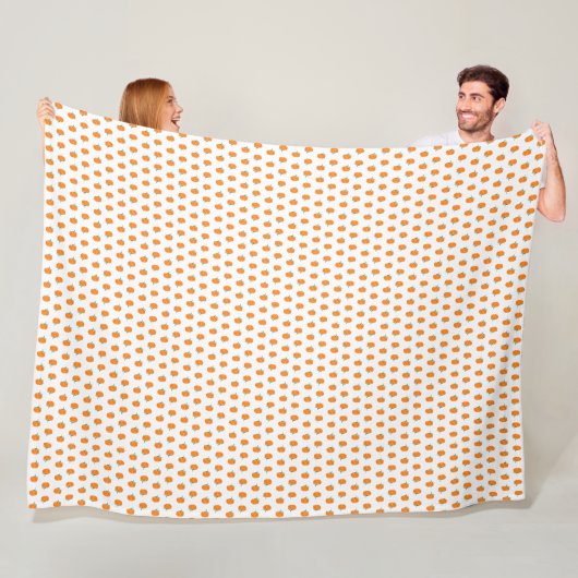 Couverture Polaire Un Petit Citrouille (En situation)
