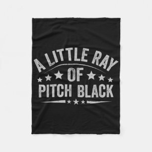 Couverture Polaire Un Petit Rayon De Pitch Black Dark Humour Sarcasti