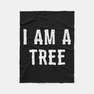 Couverture Polaire un T-shirt Halloween arbre idée de déguisement drô