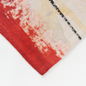Couverture Polaire un tableau abstrait (Coin)