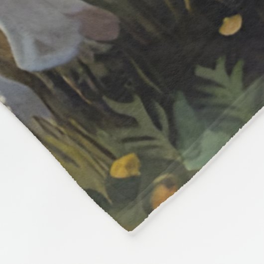 Couverture Polaire Un taureau dans la nuit étoilée (Coin)