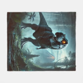 Couverture Polaire Un Tyrannosaurus rex massif (Devant (Horizontal))