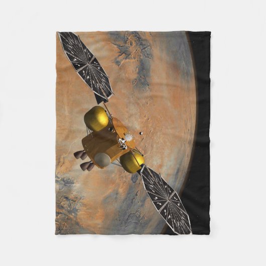 Couverture Polaire Un vaisseau Spacecraft Orbitant Mars. (Devant)