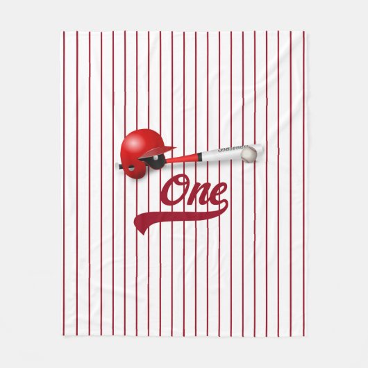 Couverture Polaire Un Ventilateur De Baseball (Devant)