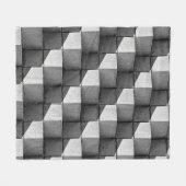 Couverture Polaire Un visage de la sculpture "Four Side Pyramid" dans (Devant (Horizontal))