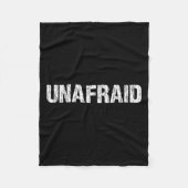 Couverture Polaire Unafraid Motivation Perseverance Insration Unaloge (Devant)
