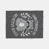 Couverture Polaire Unbothered By Negative Souls  (Devant (Horizontal))