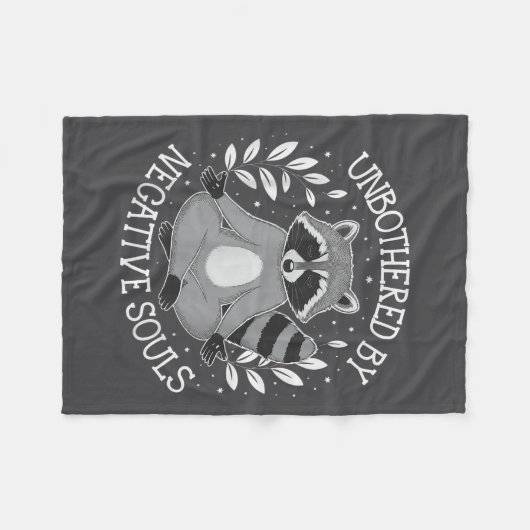 Couverture Polaire Unbothered By Negative Souls  (Devant (Horizontal))