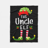 Couverture Polaire Uncle Christmas Elf Matching Pajama X-mas Party  (Devant)