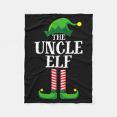 Couverture Polaire Uncle Elf Matching Family Christmas Party Pajama (Devant)