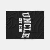 Couverture Polaire Uncle Est 2026 Soon To Be Uncle New Uncle 2026 (Devant (Horizontal))