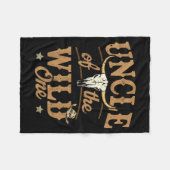 Couverture Polaire Uncle Of The Wild One Cowboy Western Rodeo Party M (Devant (Horizontal))