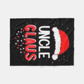 Couverture Polaire Uncle Santa Claus Christmas Matching Costume (Devant (Horizontal))