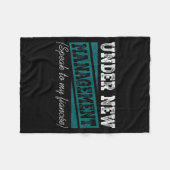 Couverture Polaire Under New Management Speak To My Fiance Engagement (Devant (Horizontal))