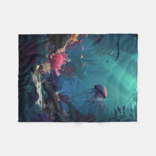 Couverture Polaire Under The Sea (Devant (Horizontal))