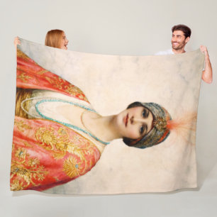 Couverture Polaire Une beauté en costume oriental par William Wontner