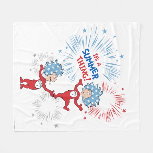 Couverture Polaire Une chose deux C'est une chose d'été (Devant (Horizontal))