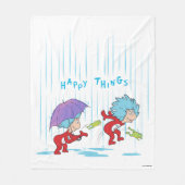 Couverture Polaire Une chose deux choses heureuses (Devant)