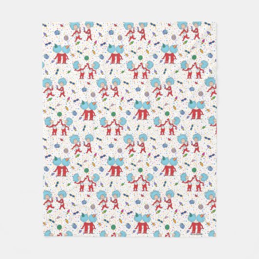 Couverture Polaire Une chose deux Motif de fête (Devant)