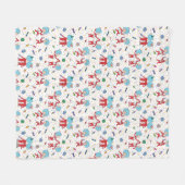 Couverture Polaire Une chose deux Motif de fête (Devant (Horizontal))