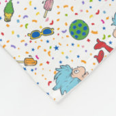 Couverture Polaire Une chose deux Motif de fête (Coin)