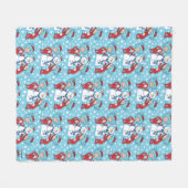 Couverture Polaire Une chose deux Motif de neige (Devant (Horizontal))