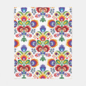 Couverture Polaire 🧡 😍 Une composition folle sur le blanc (Devant)