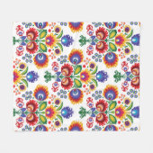 Couverture Polaire 🧡 😍 Une composition folle sur le blanc (Devant (Horizontal))