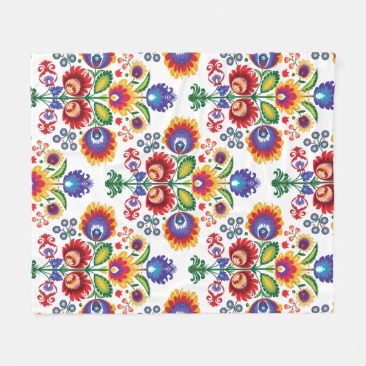 Couverture Polaire 🧡 😍 Une composition folle sur le blanc (Devant (Horizontal))