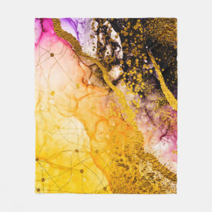 Couverture Polaire Une créativité transparente. Nuages Abstraits -ART