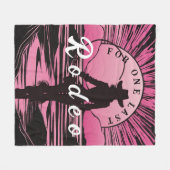 Couverture Polaire Une dernière Rodeo Bachelorette (Devant (Horizontal))