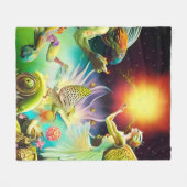 Couverture Polaire Une époque de peinture à l'huile repensée (Devant (Horizontal))