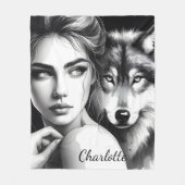 Couverture Polaire Une femme autochtone entretient des liens avec le  (Devant)