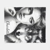 Couverture Polaire Une femme autochtone entretient des liens avec le  (Devant (Horizontal))