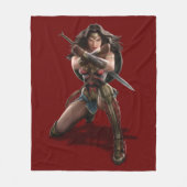 Couverture Polaire Une Femme Merveilleuse Blocage Avec Des Bracelets (Devant)