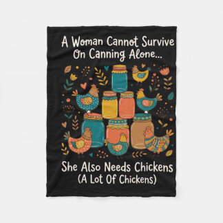 Couverture Polaire Une femme ne peut survivre avec la mise en conserv