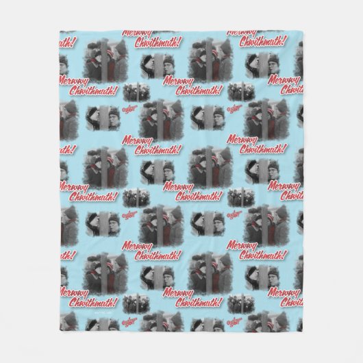 Couverture Polaire Une histoire de Noël | Merry Chwithmuth Motif (Devant)